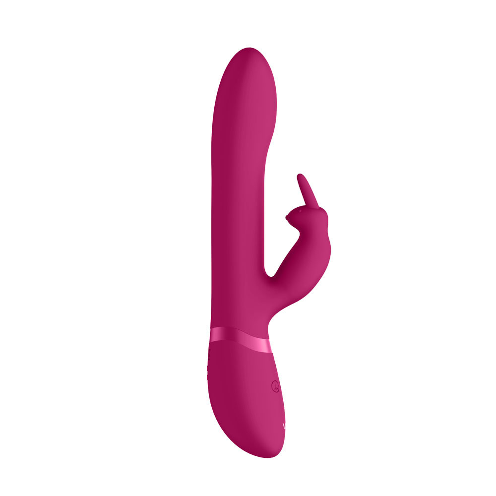 Vive Amoris Pink Rabbit Vibrator With Stimulating Beads image 1