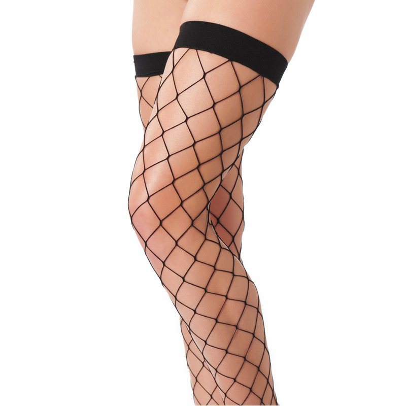 Black Fishnet Stockings image 1
