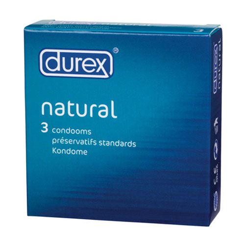 Durex Natural x 3 Condoms image 1