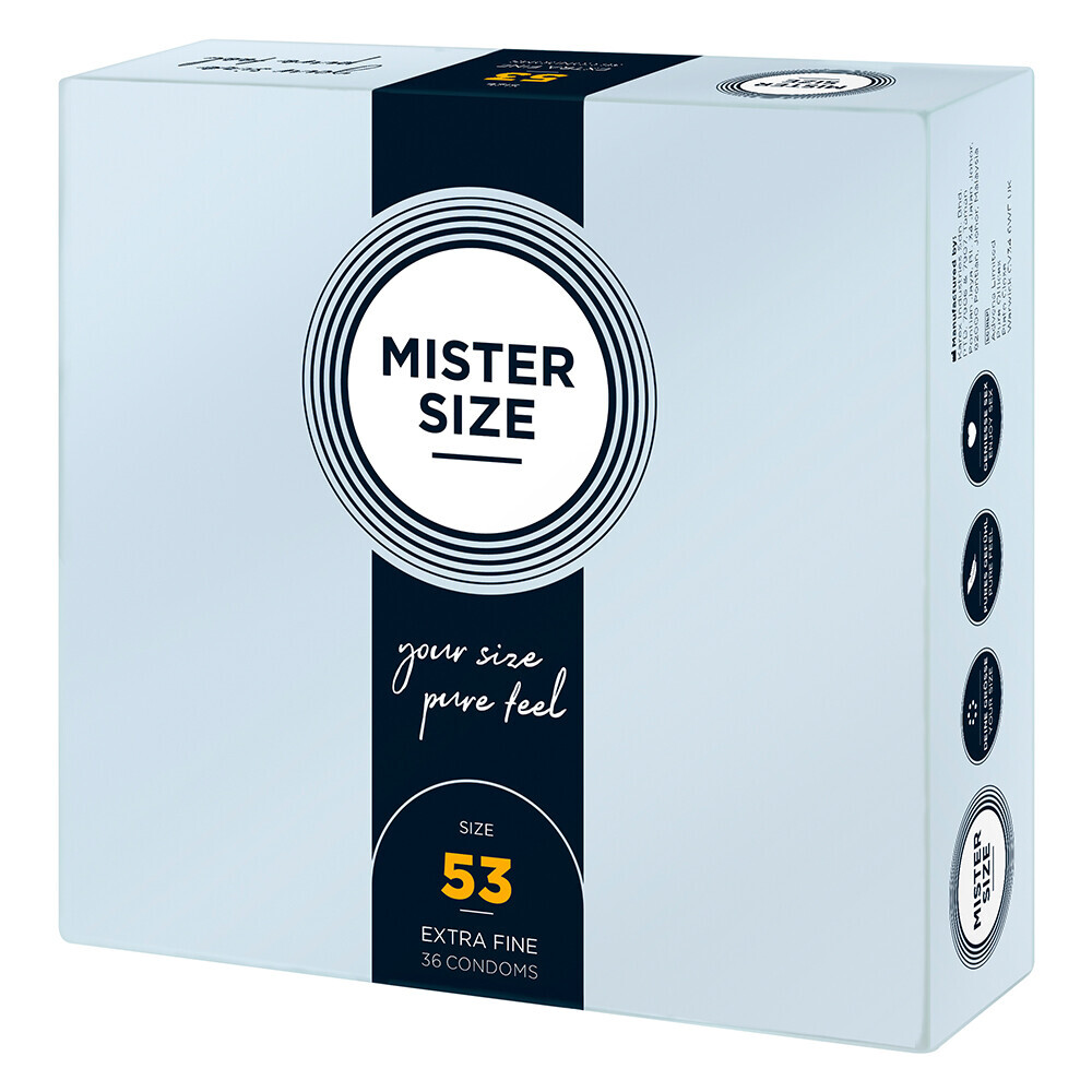 Mister Size 53mm Your Size Pure Feel Condoms 36 Pack image 1