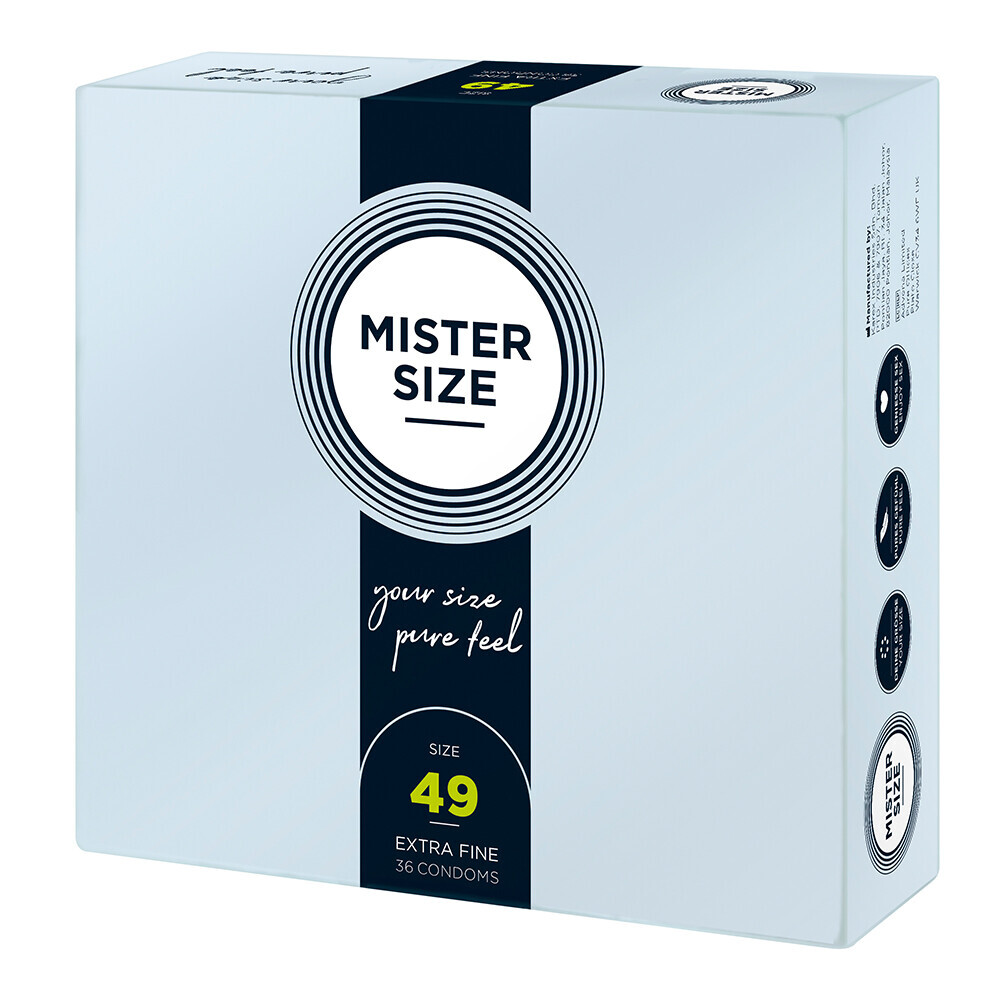 Mister Size 49mm Your Size Pure Feel Condoms 36 Pack image 1