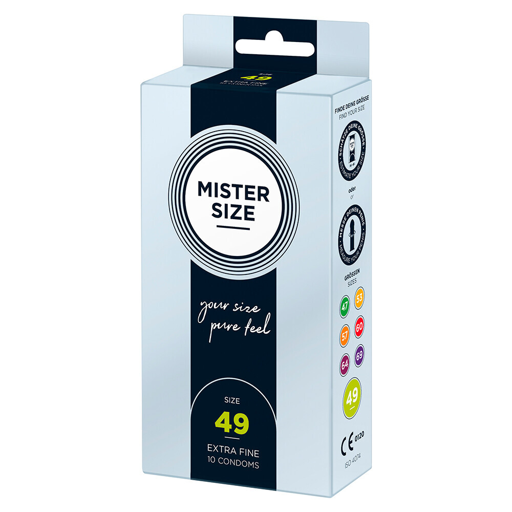 Mister Size 49mm Your Size Pure Feel Condoms 10 Pack image 1