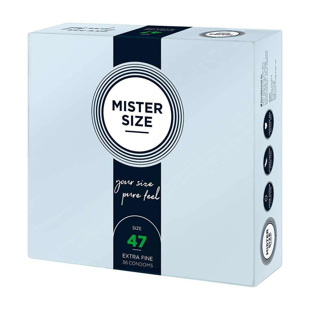 Mister Size 47mm Your Size Pure Feel Condoms 36 Pack image 1