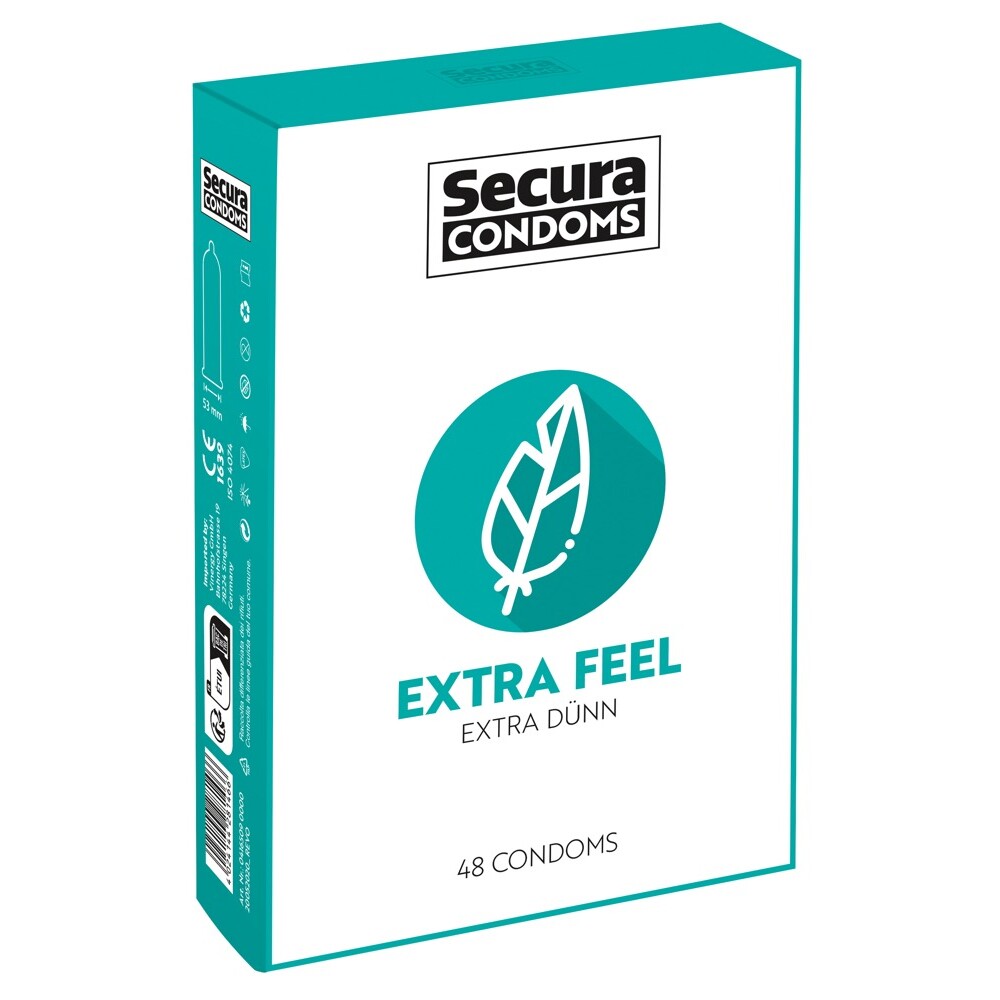 Secura Condoms 48 Pack Extra Feel image 1
