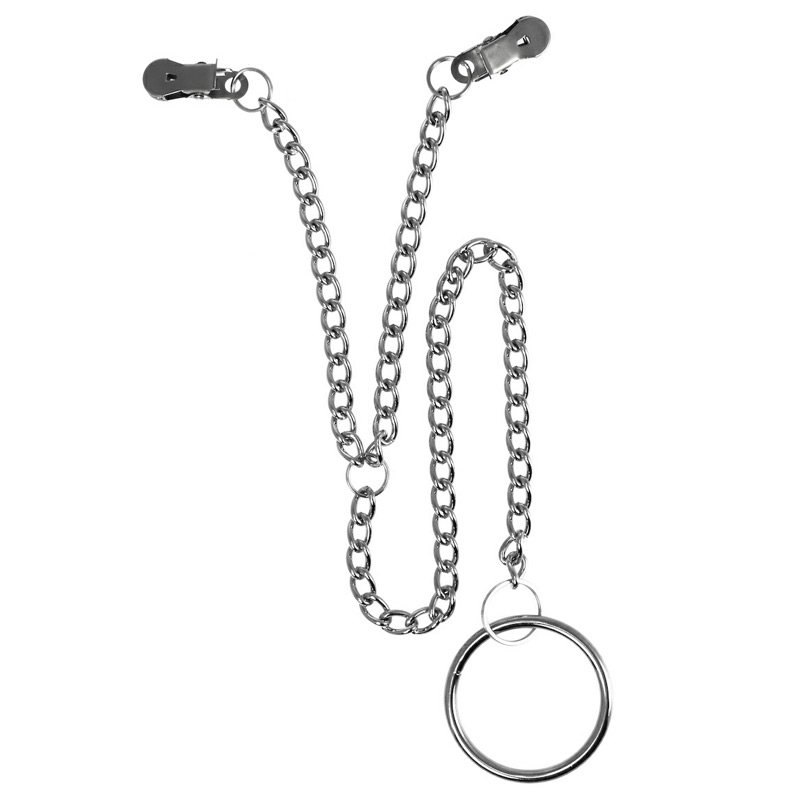 Nipple Clamps With Scrotum Ring image 1