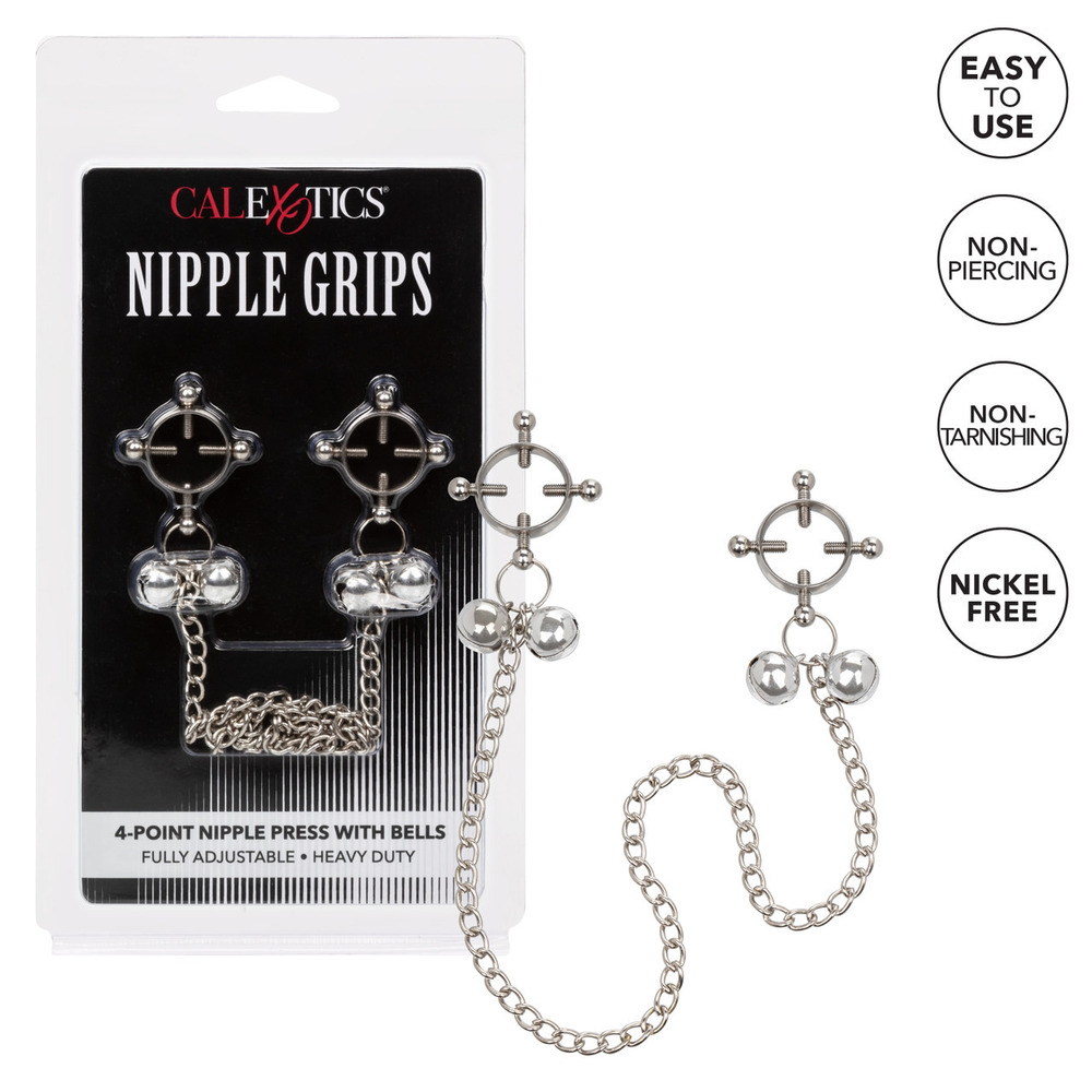 Nipple Grips 4 Point Nipple Press With Bells image 4