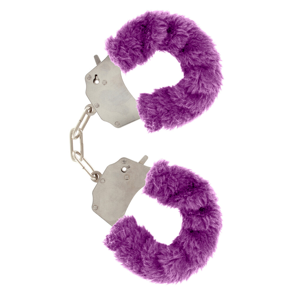 ToyJoy Furry Fun Wrist Cuffs Purple image 1