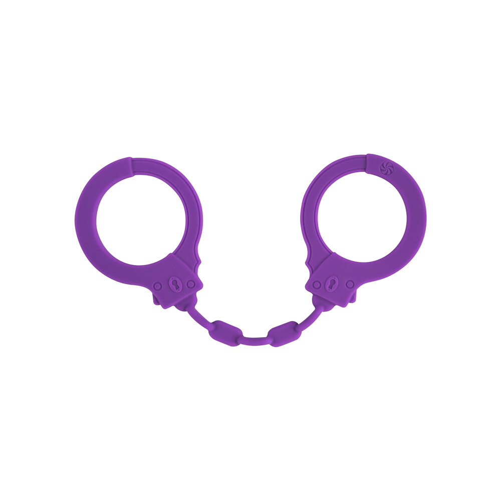 Lola Party Hard Suppression Silicone Handcuffs Purple image 1