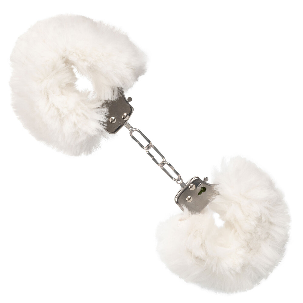 Ultra Fluffy Furry Cuffs White image 1