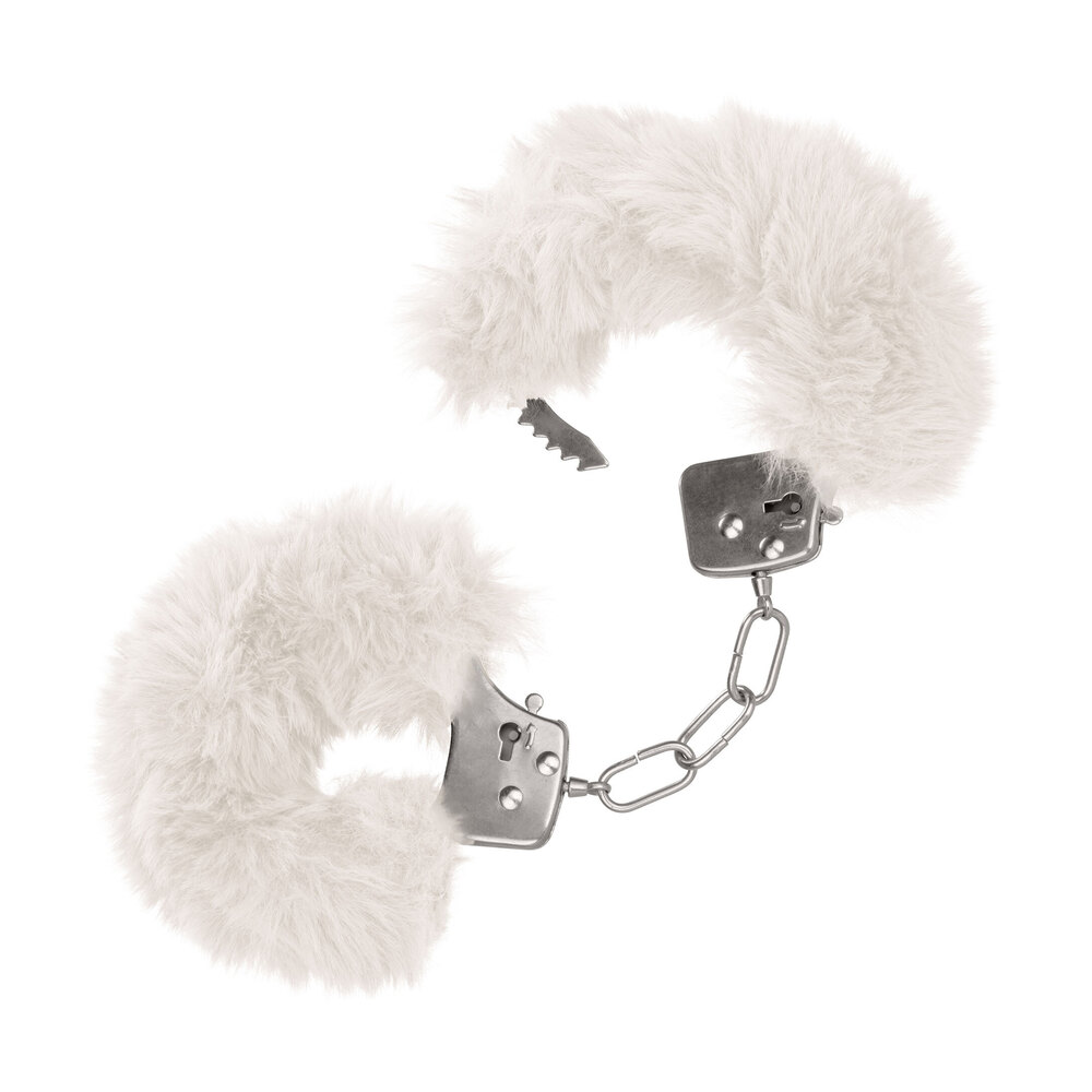 Ultra Fluffy Furry Cuffs White image 2
