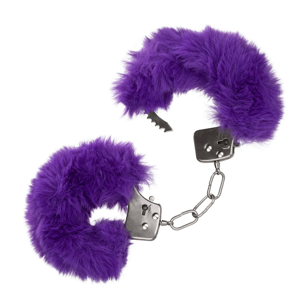 Ultra Fluffy Furry Cuffs Purple image 2
