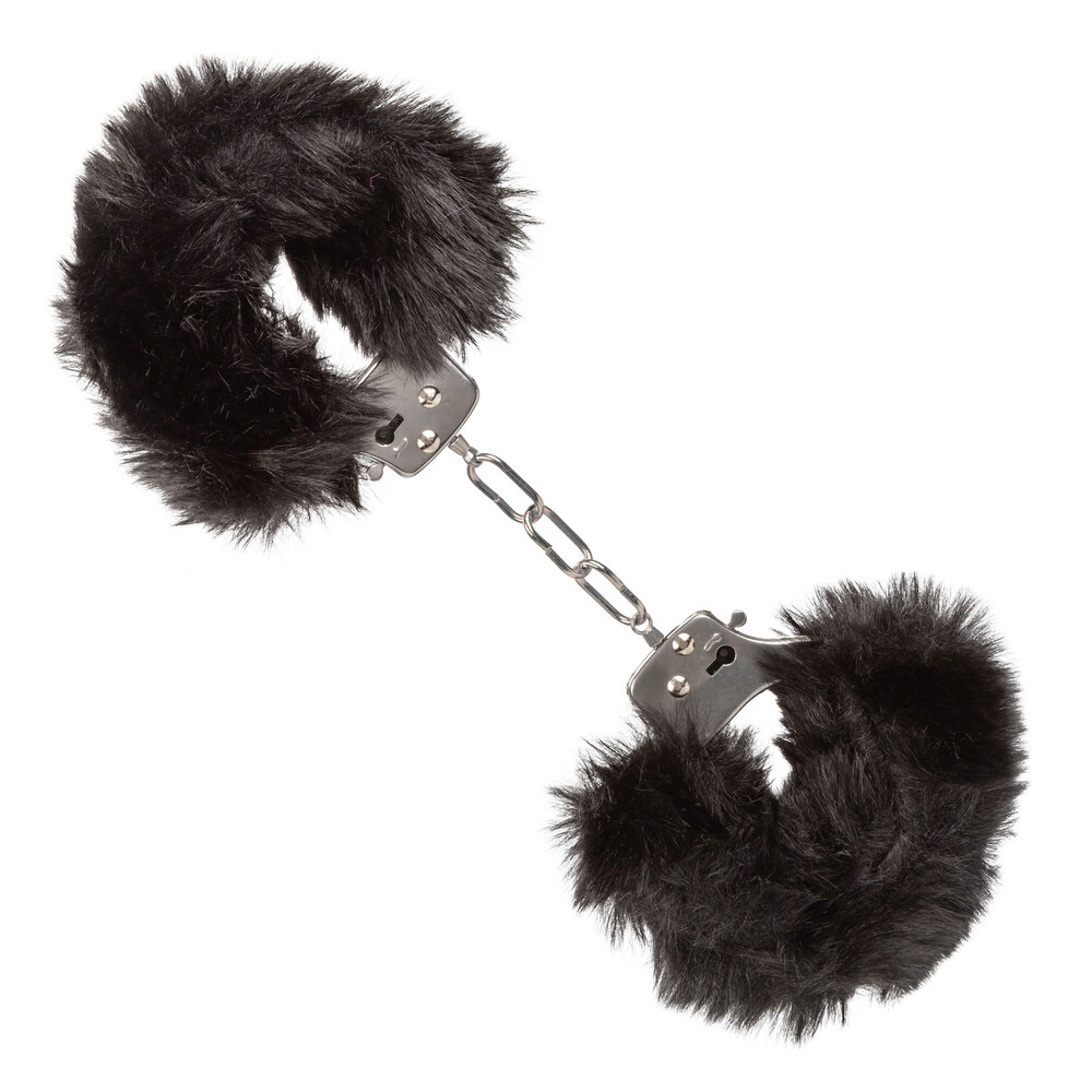 Ultra Fluffy Furry Cuffs Black image 1