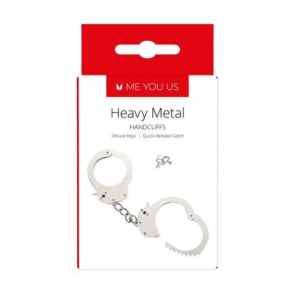 Me You Us Heavy Metal Handcuffs image 2