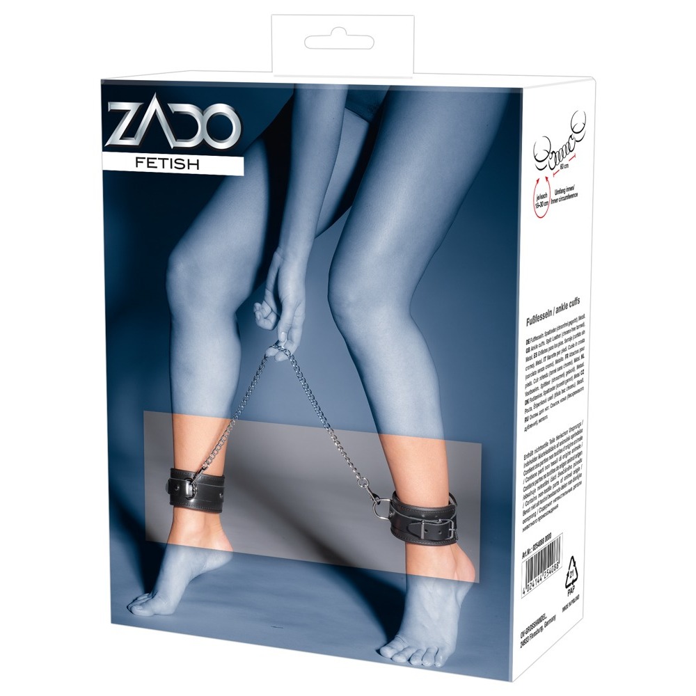 Zado Leather And Chain Ankle Leg Restraint image 4
