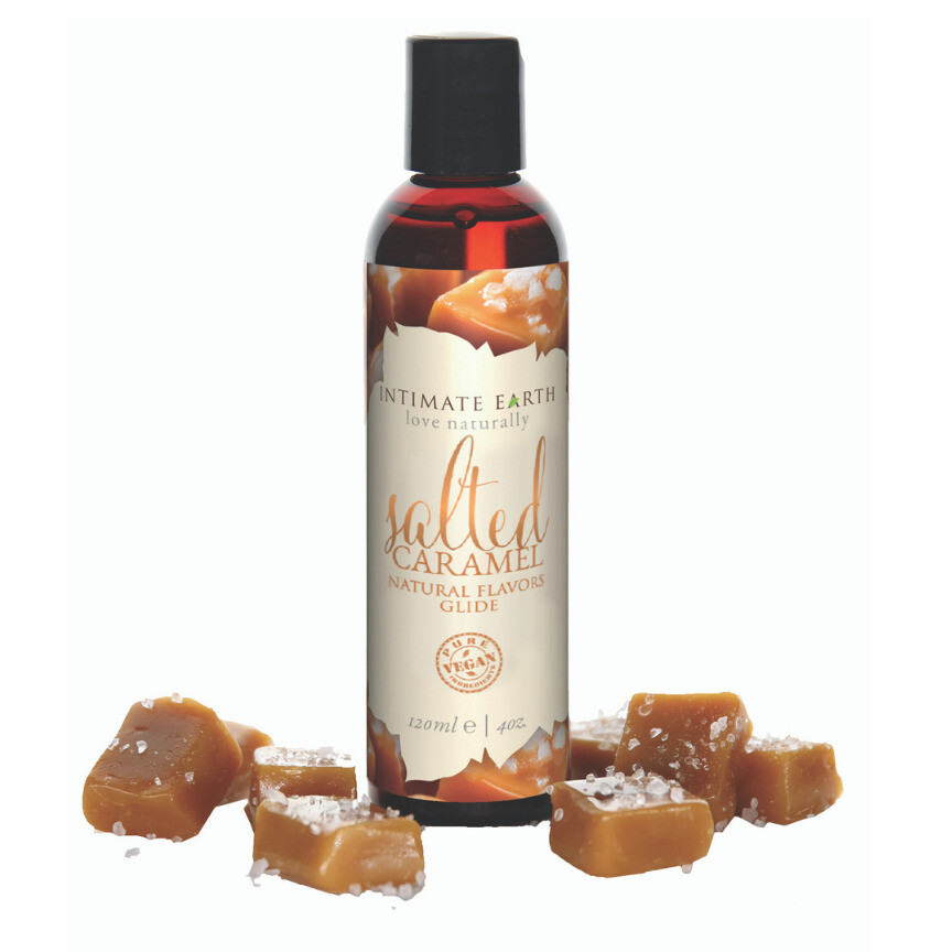 Intimate Earth Flavoured Lube Salted Caramel 120ml image 1