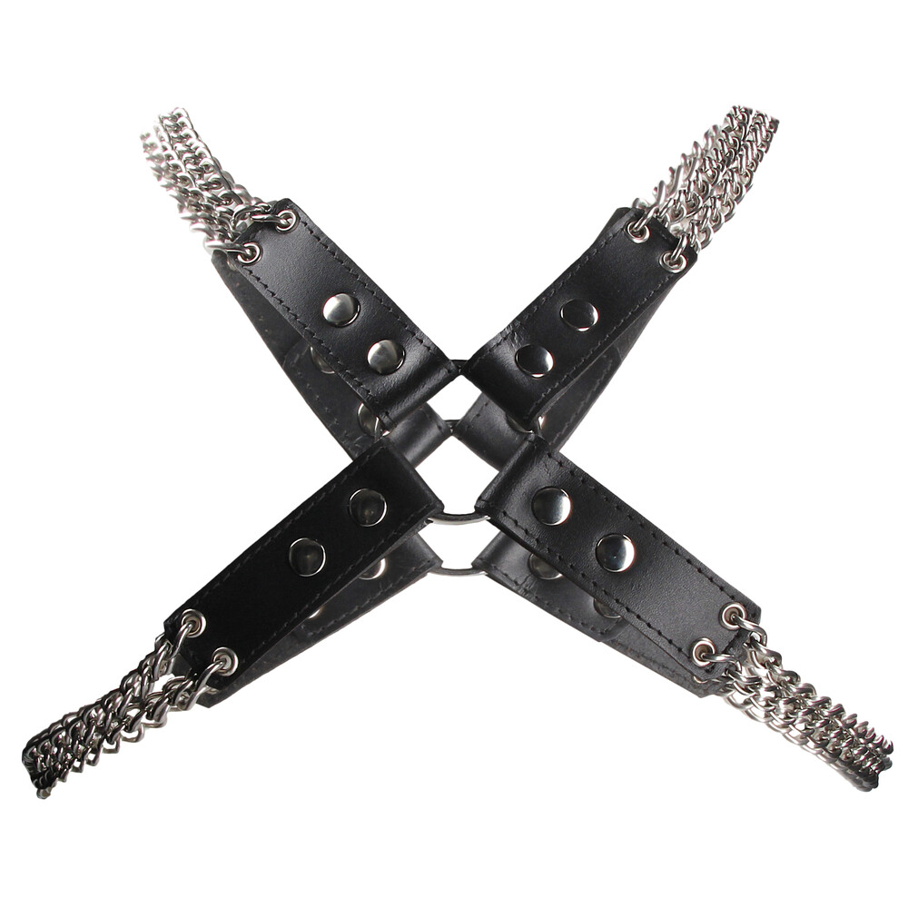 Heavy Duty Leather And Chain Body Harness image 1
