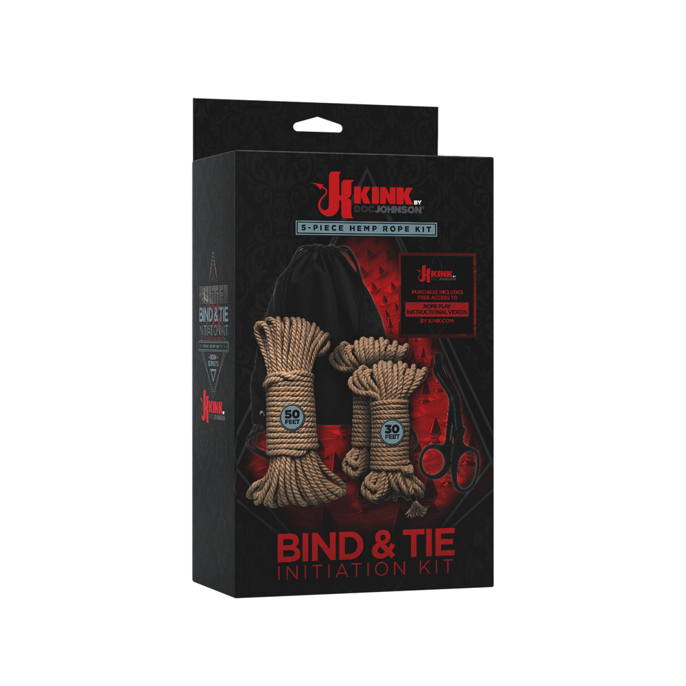 Kink Bind And Tie Initiation 5 Piece Hemp Rope Kit image 2
