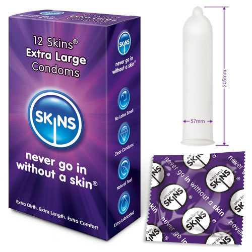 Skins Condoms Extra Large 12 Pack image 1