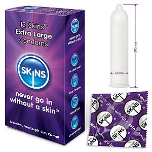 Skins Condoms Extra Large 12 Pack