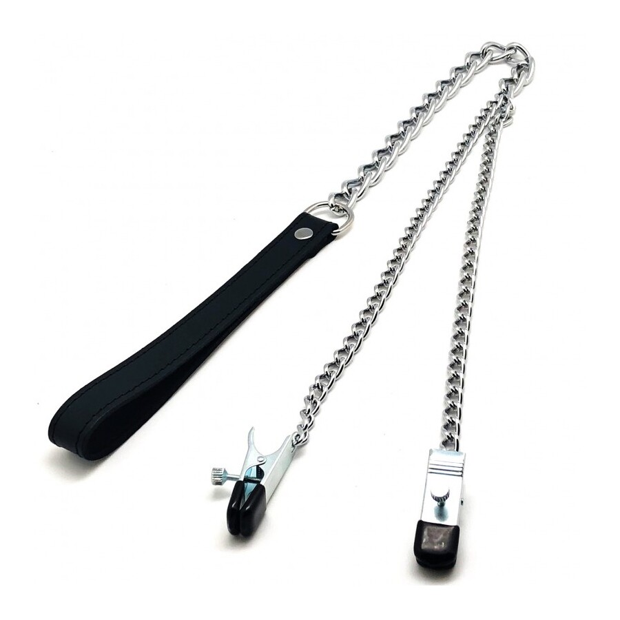 Nipple Clamps with Lead 40cm image 1