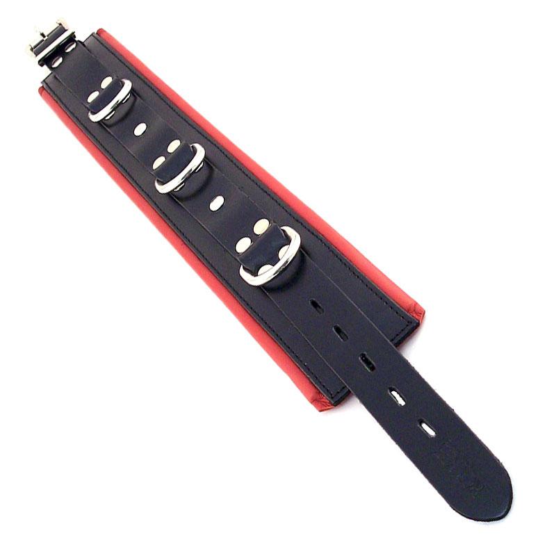 Rouge Garments Black And Red Padded Collar