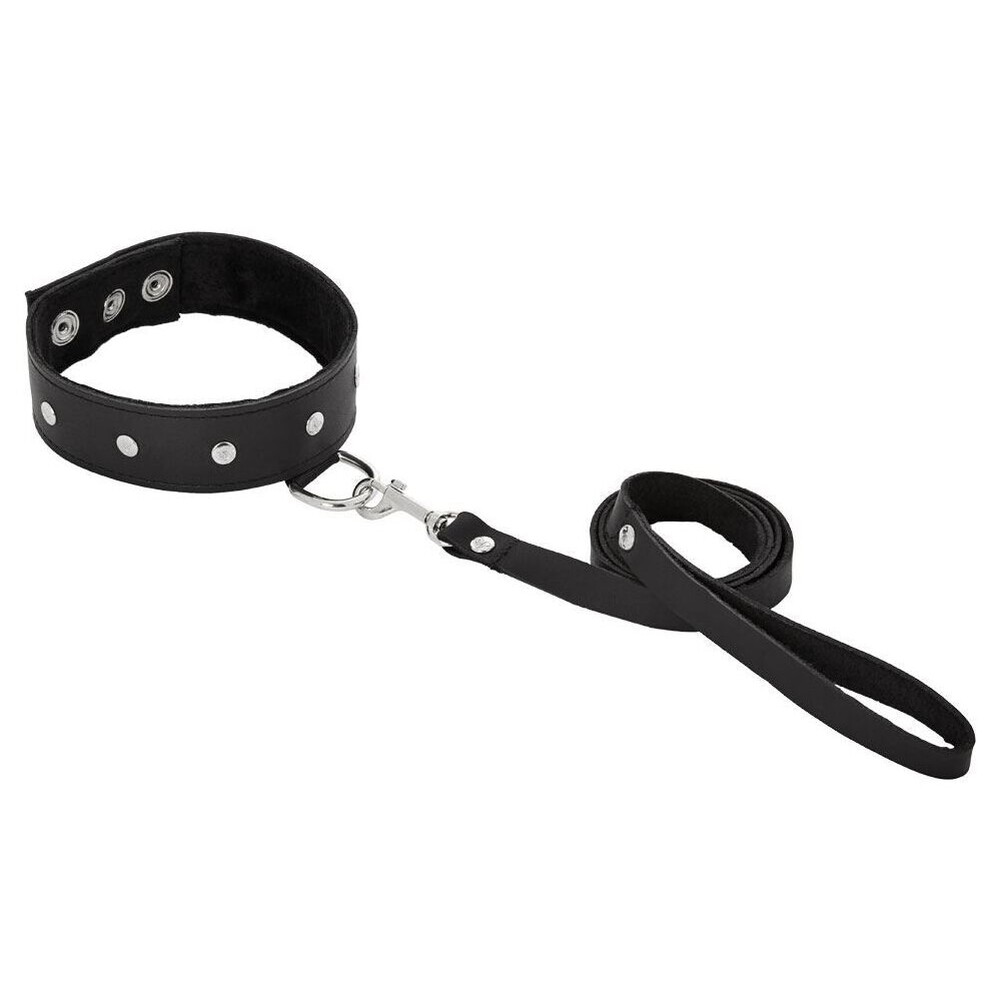 SportSheets Leather Leash And Collar image 1