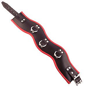 Rouge Garments Black And Red Padded Posture Collar