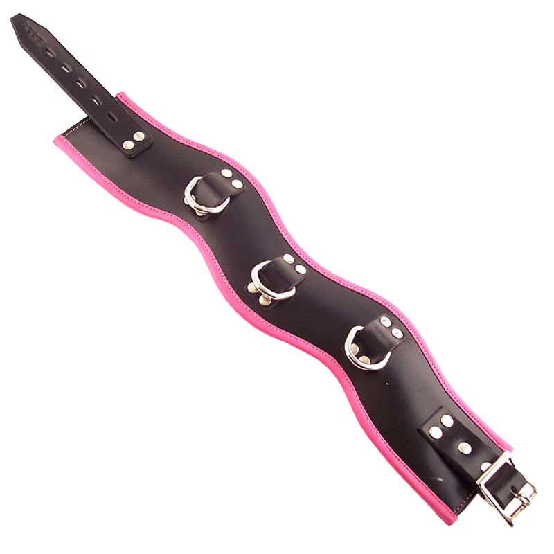 Rouge Garments Black And Pink Padded Posture Collar image 1