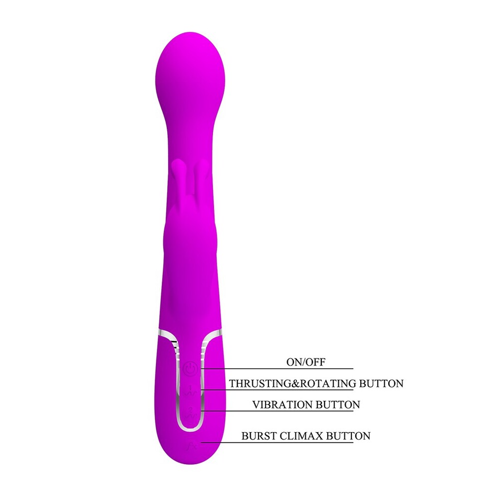 Pretty Love Dejon Rechargeable Rabbit Vibrator image 3