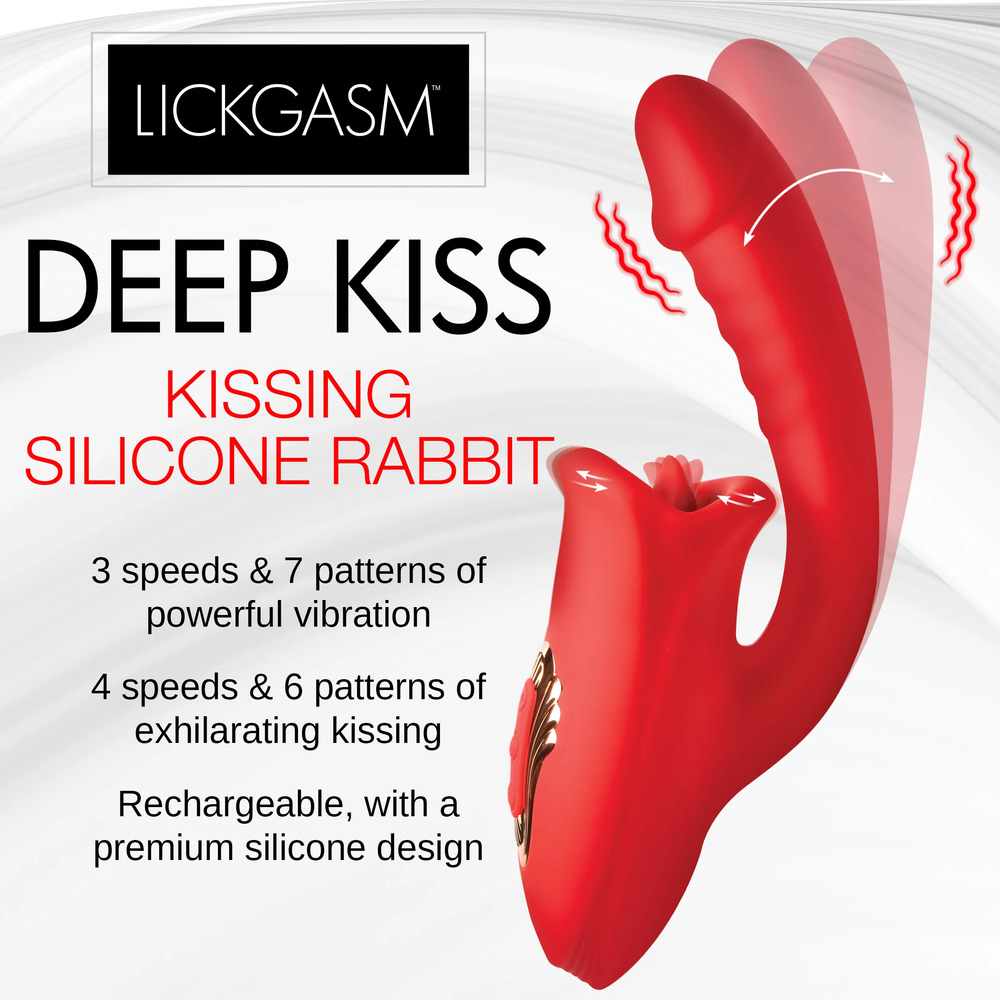 Play Hard Deep Kiss Kissing Silicone Rabbit image 2