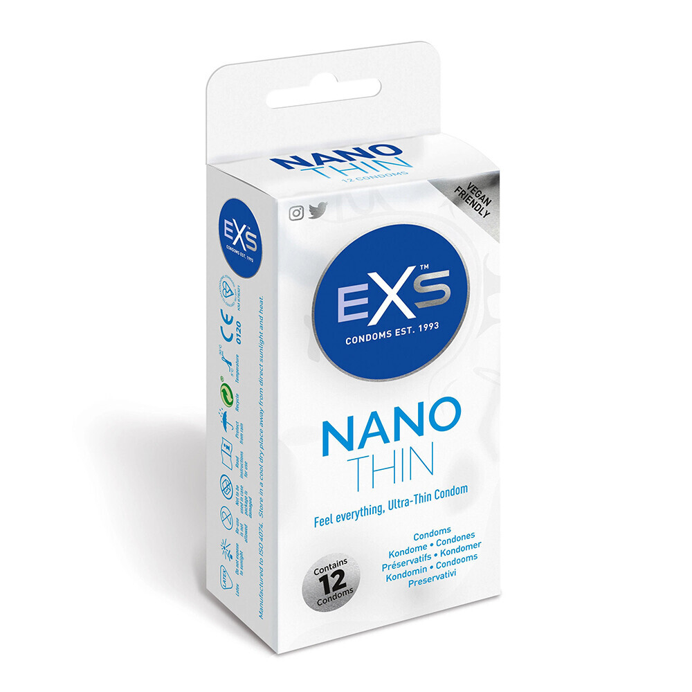EXS Nano Thin Condoms 12 Pack image 1