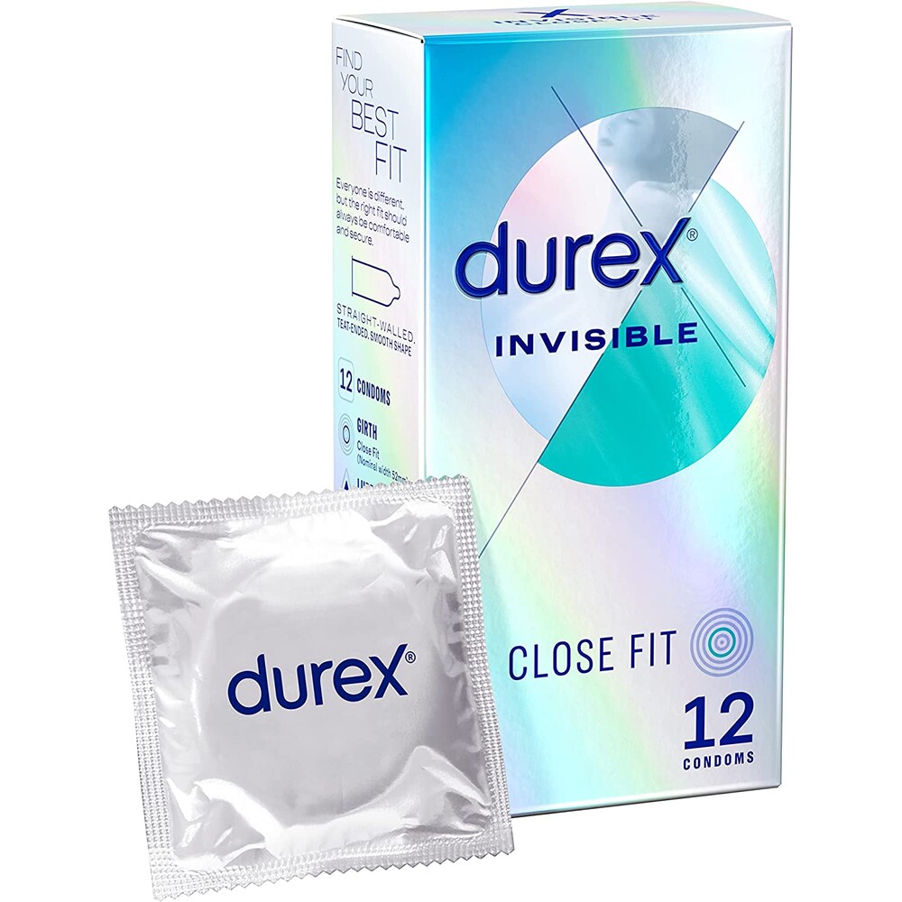 Durex Invisible Extra Sensitive Condoms 12 Pack image 1