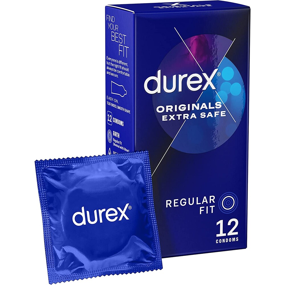 Durex Extra Safe Regular Fit Condoms 12 Pack image 1