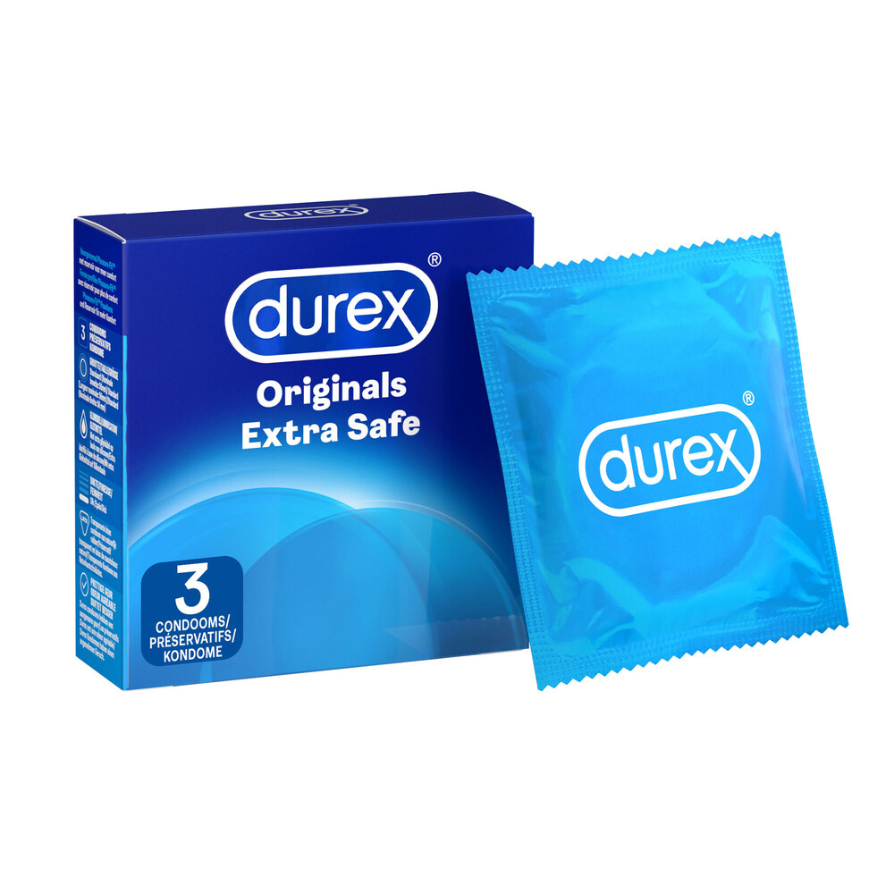 Durex Extra Safe Regular Fit Condoms 3 Pack image 1