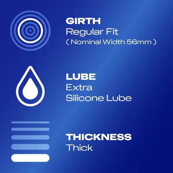 Durex Extra Safe Regular Fit Condoms 3 Pack image 3