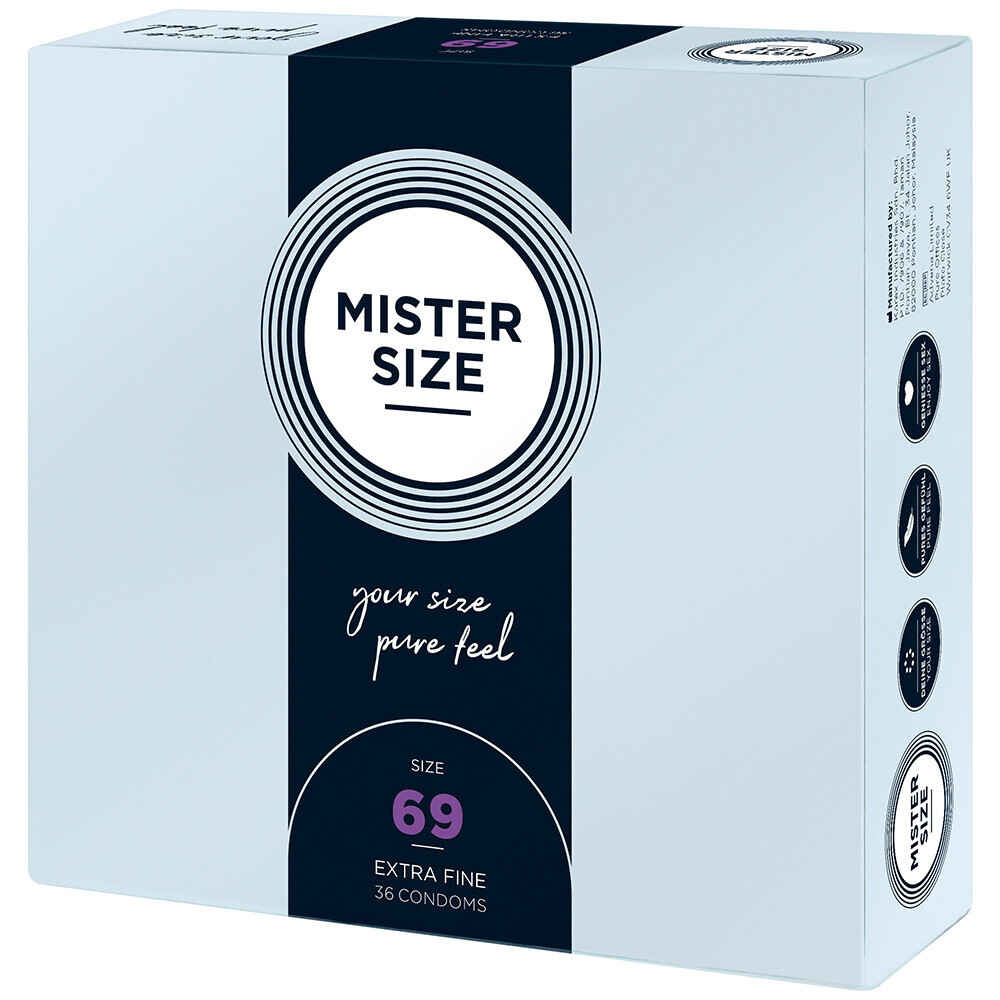 Mister Size 69mm Your Size Pure Feel Condoms 36 Pack image 1
