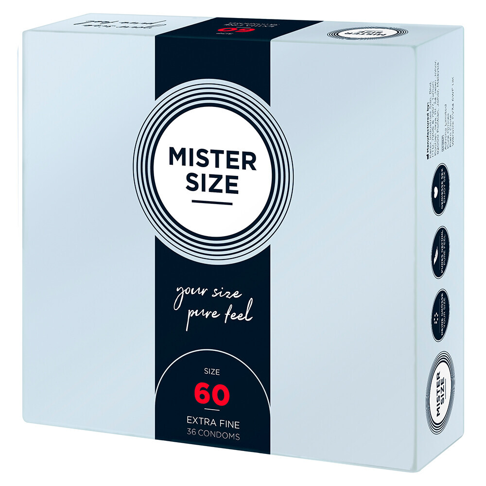 Mister Size 60mm Your Size Pure Feel Condoms 36 Pack image 1