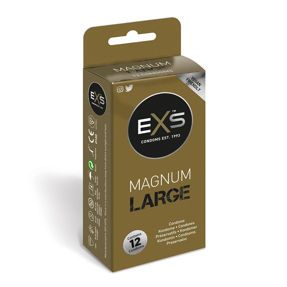 EXS Magnum Large Condoms 12 Pack image 1