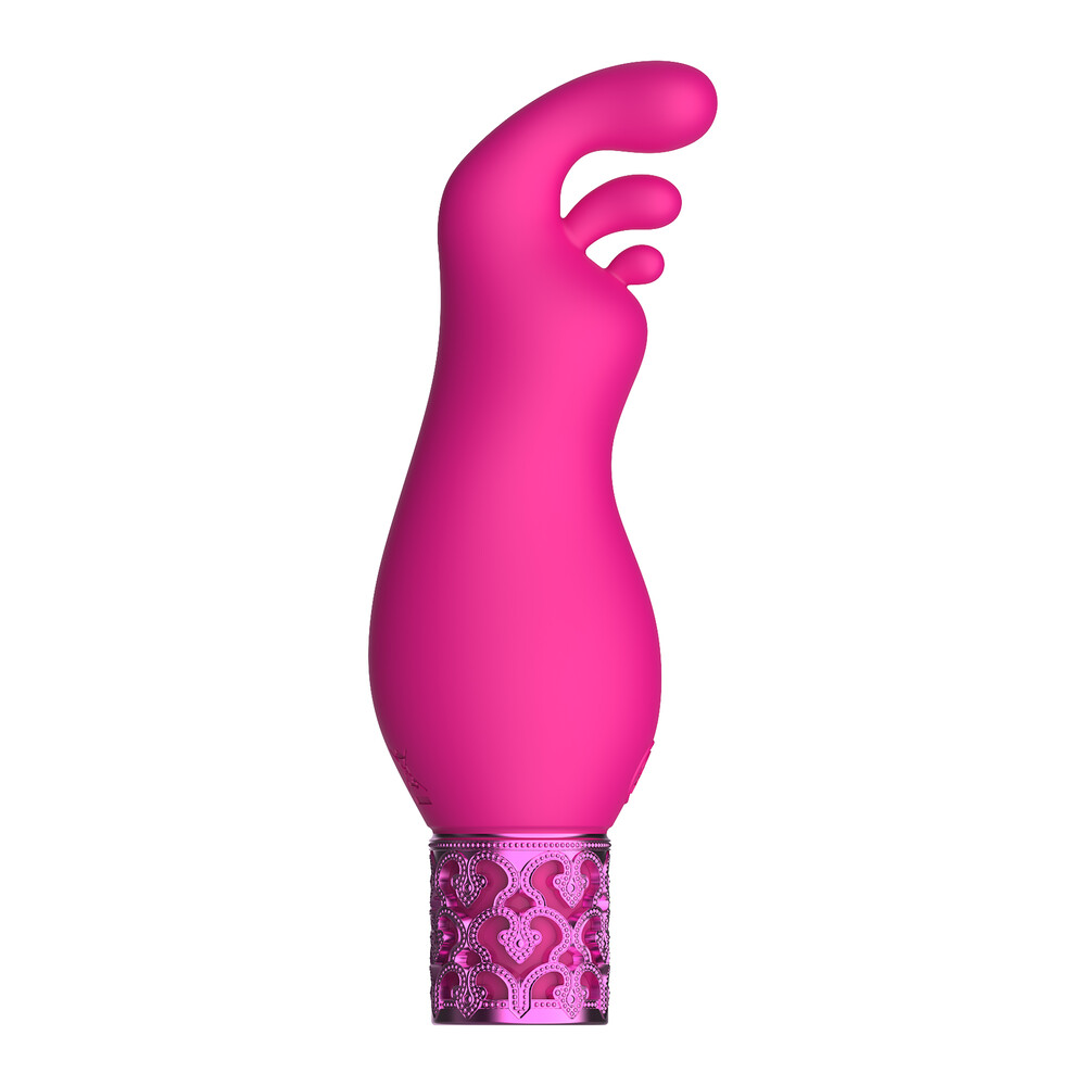 Royal Gems Exquisite Rechargeable Silicone Bullet Pink image 1