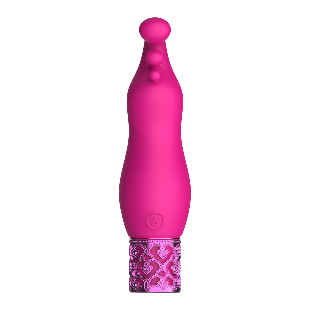 Royal Gems Exquisite Rechargeable Silicone Bullet Pink image 2