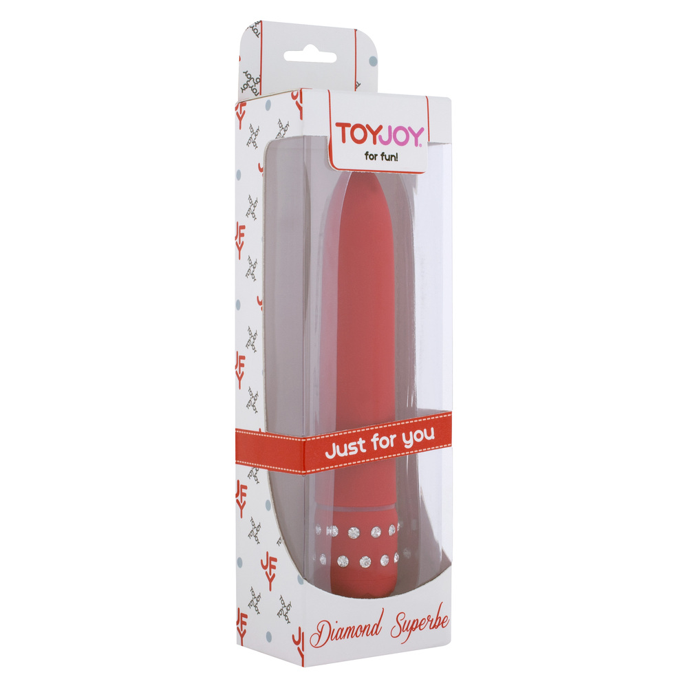 ToyJoy Diamond Red Superbe Mini Vibrator image 2