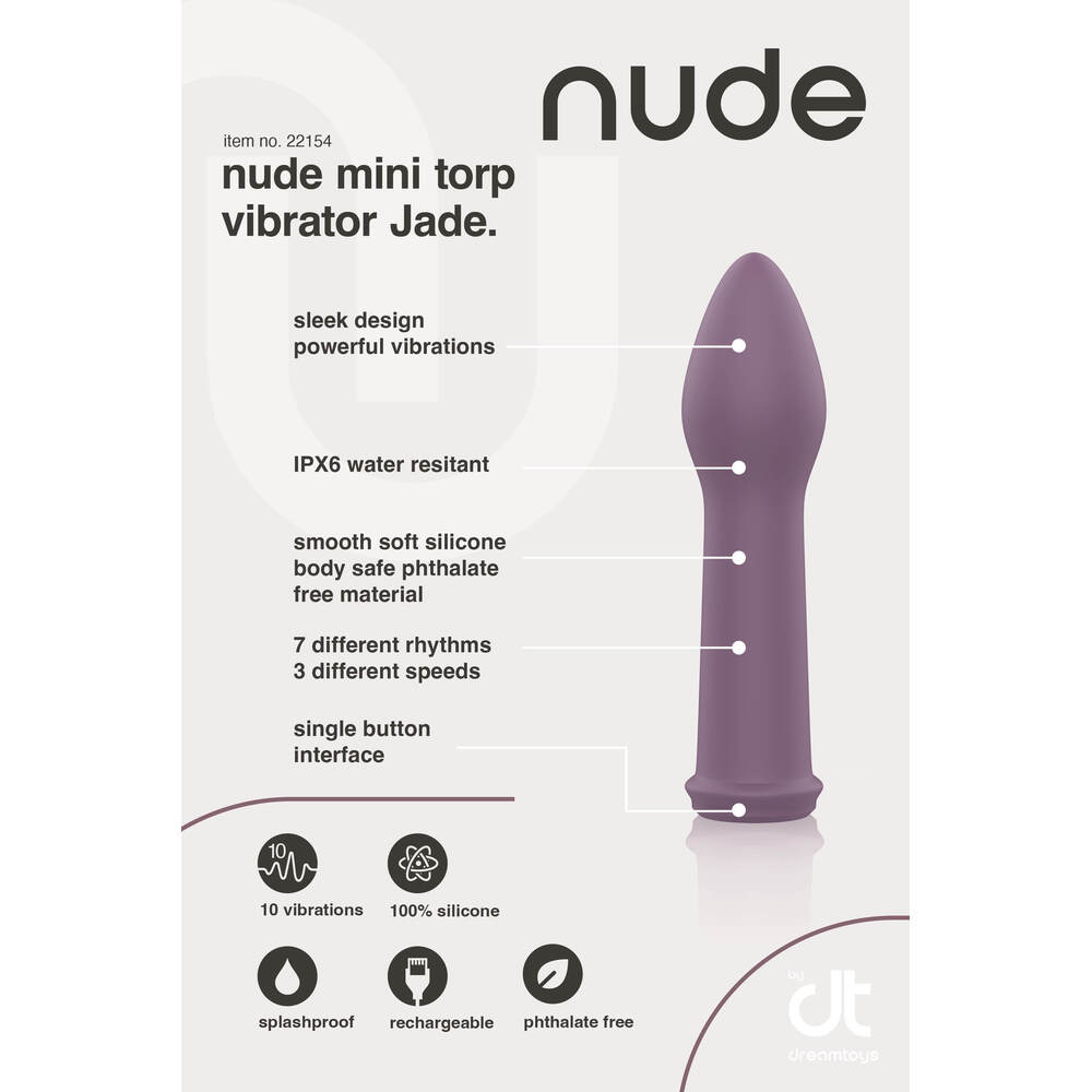 Nude Jade Mini Torp Vibrator image 3
