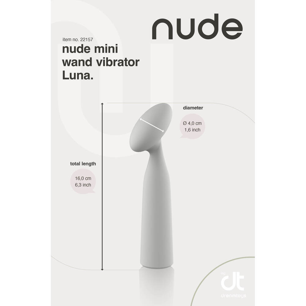 Nude Luna Mini Wand Vibrator image 4