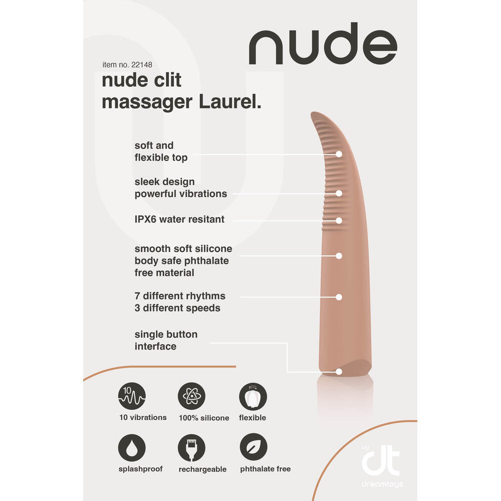 Nude Laurel Mini Travel Massager image 3