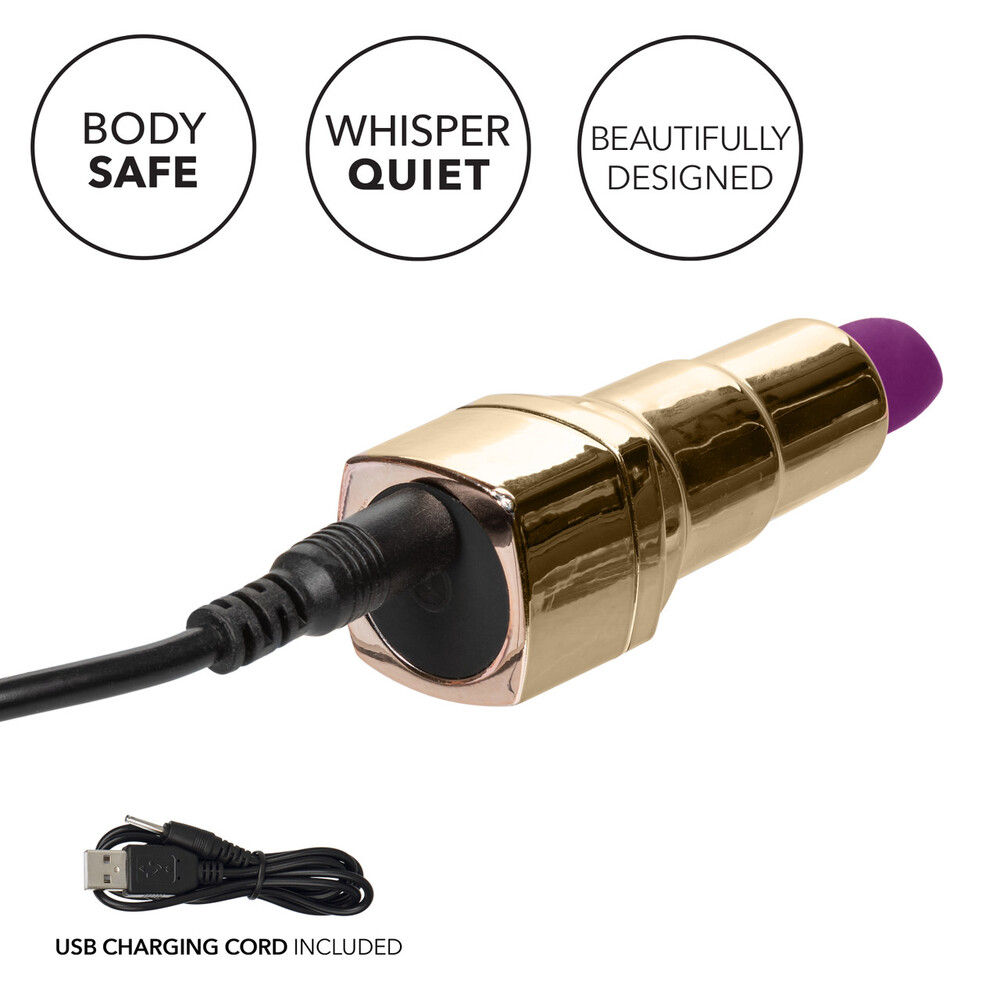 Naughty Bits Bad Bitch Rechargeable Lipstick Vibrator image 3