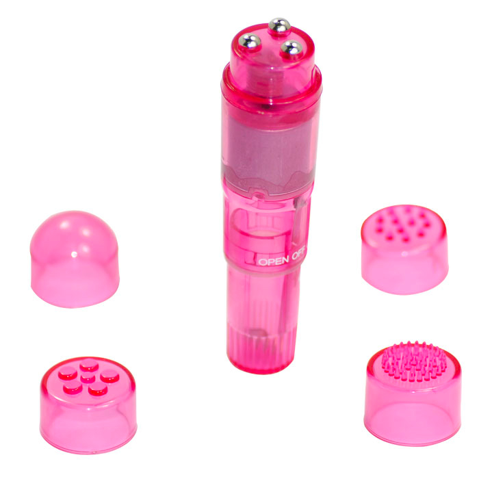 Pink Powerful Pocket Mini Vibrator image 1