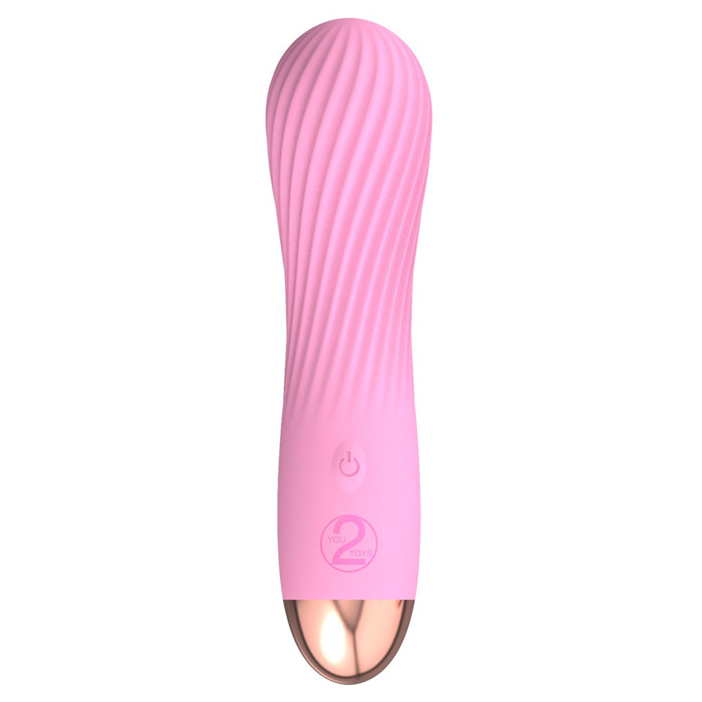 Cuties Silk Touch Rechargeable Mini Vibrator Pink image 1
