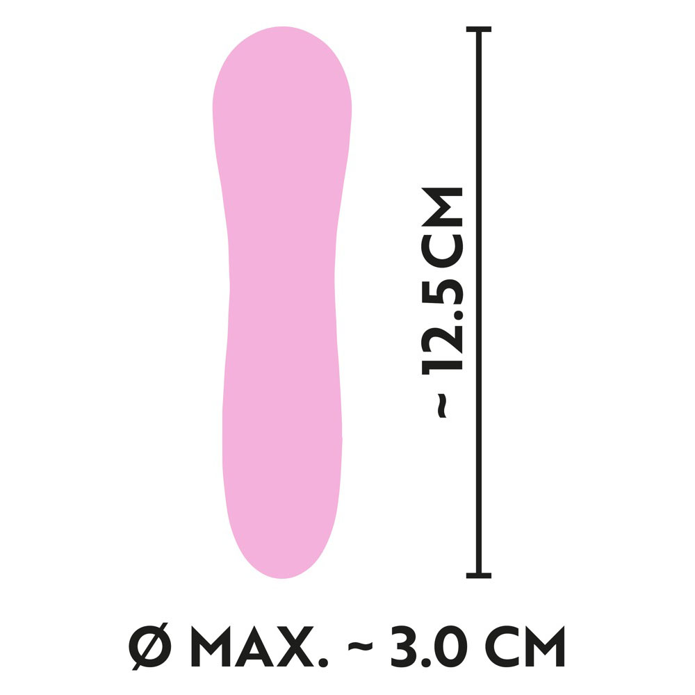 Cuties Silk Touch Rechargeable Mini Vibrator Pink image 4