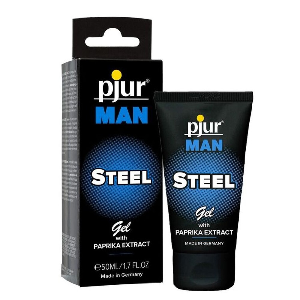 Pjur Man Steel Gel With Paprika Extract Lubricant 50ml image 1