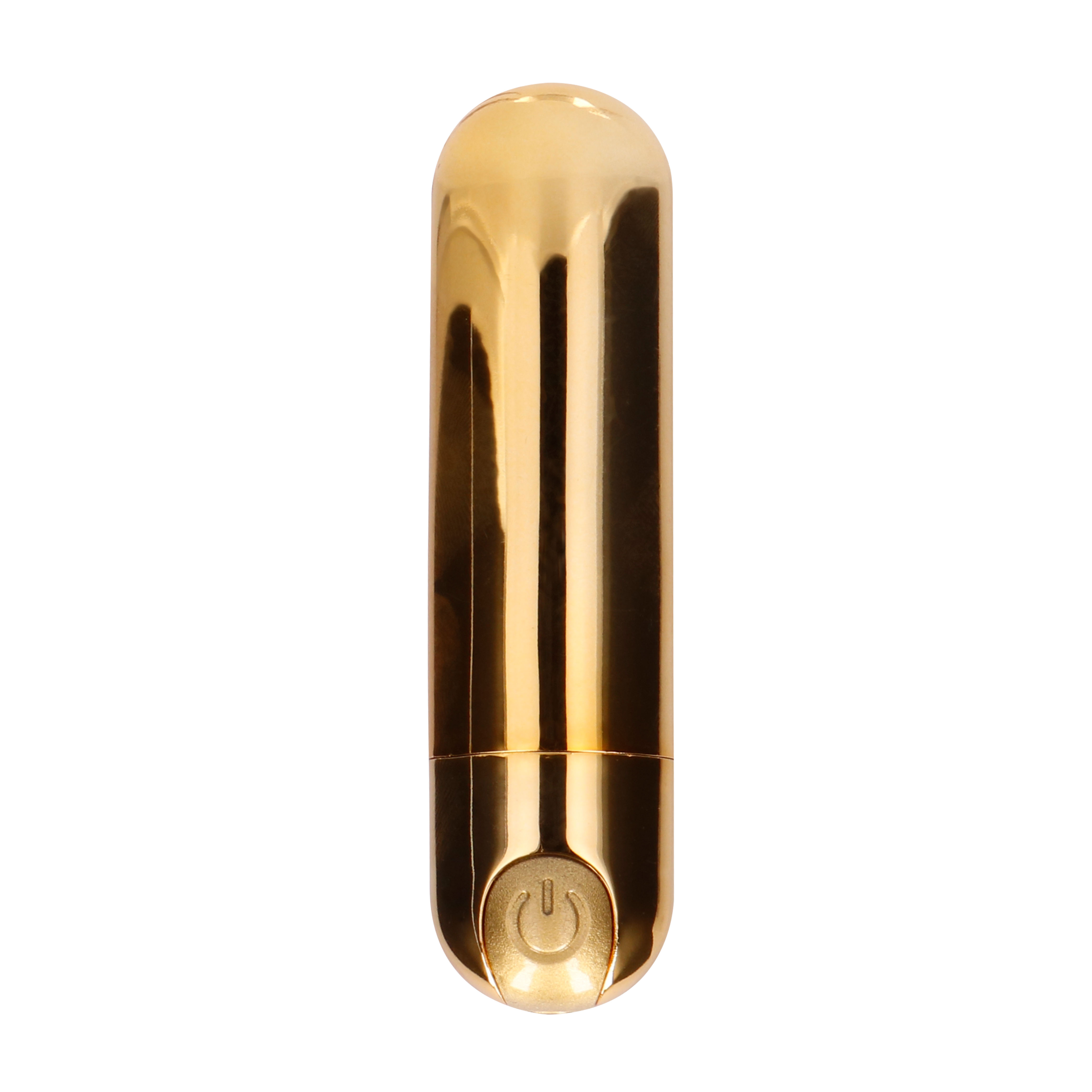 10 speed Rechargeable Bullet Gold image 1